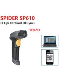 PERKON SPİDER SP610 2D USB KABLOLU KAREKOD BARKOD OKUYUCU